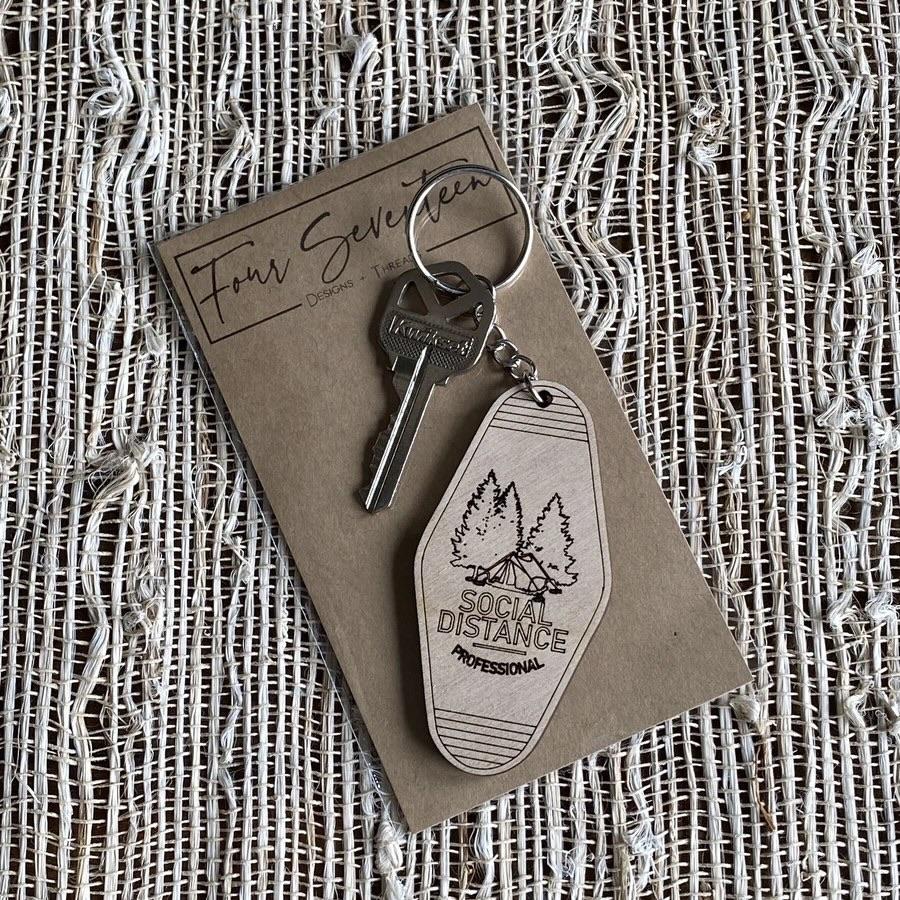 Social Distance Keychain